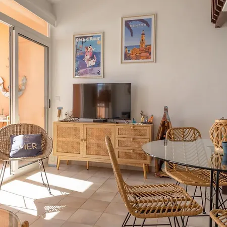 Appartement Le Bristol, Vue Panoramique, Terrasse, Parking Menton